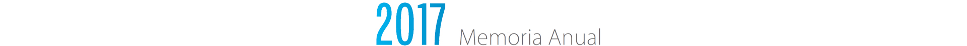 Imagen titulo home memoria anual 2017